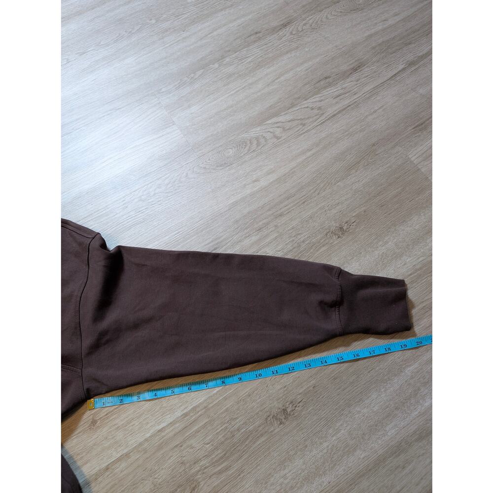 Old Navy Active Womens 2X Brown Dynamic Fleece Quarter Zip Pullover Sweatshirt - Picture 4 of 7